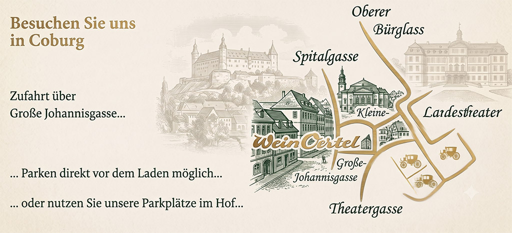 Wegbeschreibung und Anfahrt zu Wein-Oertel